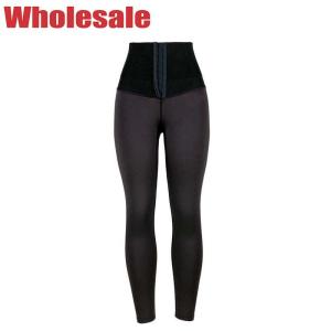 Wholesale Hook Girdle Waist Trainer Leggings High Waisted Leggings With Tummy Control from china suppliers