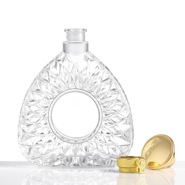 Other Beverage Glass Products Liquor/Wine/Vodka Bottle with Shrink Caps in Bulk