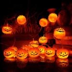 Halloween Decoration Clearance String Lights LED Battery Operated Pumpkins