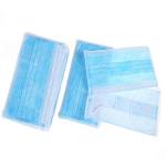 Blue Color Disposable Face Mask Weight 25 + 25 + 25gsm Respiratory Protection