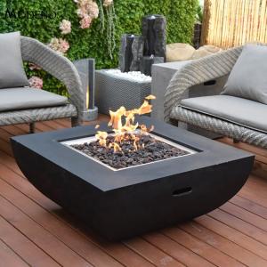 China Corten Steel Gas Fire Pit Heater Propane Outdoor Fire Pit Table on sale
