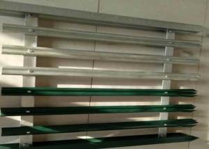 Wholesale 1200mm High Galvanised Palisade Fencing Triple Pointed Head from china suppliers