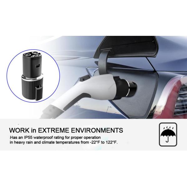 IP55 Electric Car EV Charger Adapters Long Lasting Tesla To J1772 Type1