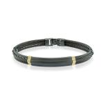 Retro Mens Woven Leather Bracelet With Magnetic Buckle Unisex Fashion Charm
