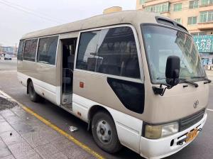 Wholesale Toyota Coaster Used Bus 29seats 1hz Left Hand Drive Japanese Original from china suppliers