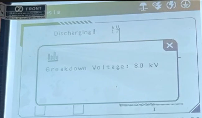 Digital Portable cable fault location 0-60kV 600mA High Voltage Burn Through Bridge