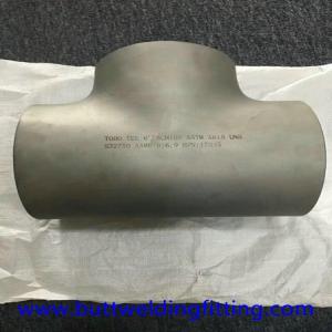 Wholesale ASME B16.9 A403 WP316L Butt Welding 6&quot; Sch10s Stainless Steel Tee Pipe Fitting from china suppliers