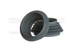 Black Nitrile Buna N Custom Rubber Bellows Oil Resistance For Papermaking