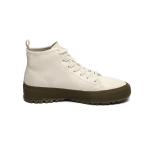 Off White EU 46 Size Anti Odor Mens Leather Casual Boots Fleece Sock