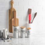 Tea Ceramic Tableware Set Canister Ceramic Candle Jar Durable