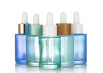 Matte Pink Frosted 30ml Glass Dropper Bottles For Cosmetic Serum