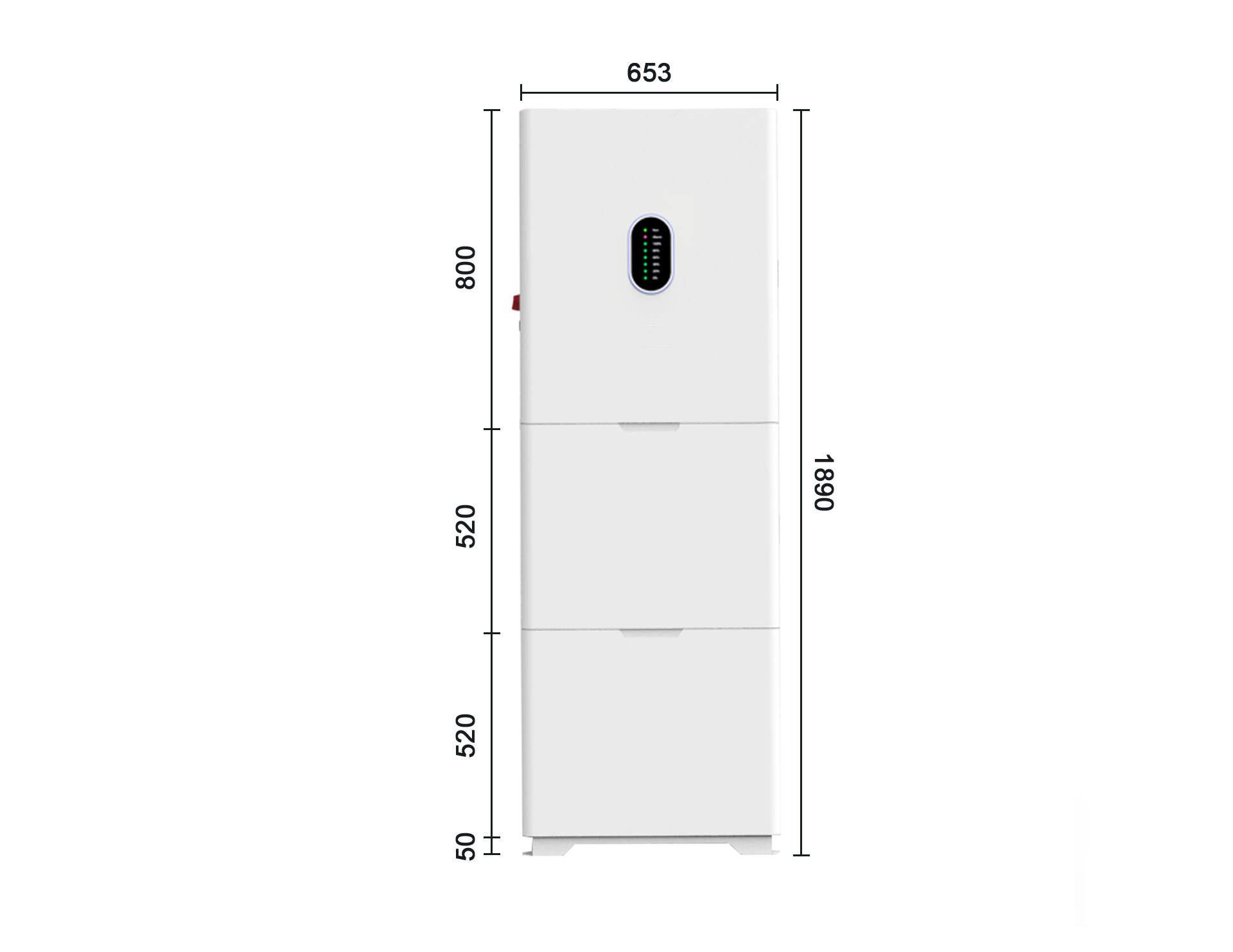 3 Phase 5kw 10kw Household Solar Battery Storage All In One System