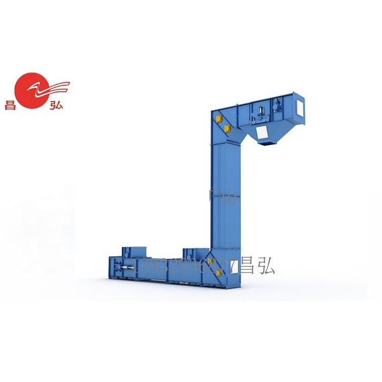 Heavy Duty 35L Z Type Bucket Elevator Conveyor For Granular Materials
