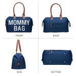 Waterproof Diaper Tote Bag For Baby Boy Cute Mom Travel Large 15x7x10"