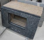 Blue Pearl Solid Granite Worktops Apartment / Hotel Renovation Suit