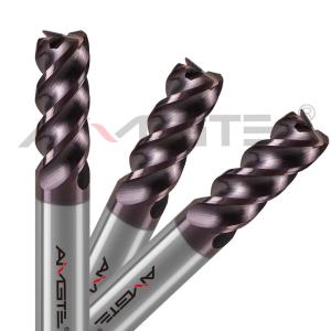Wholesale Customized Solid Carbide End Mill U Groove Shape HRC55 End Mill 12mm from china suppliers