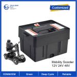 OEM ODM LiFePO4 Lithium battery pack for Electric Scooter for Wheelchair for 4