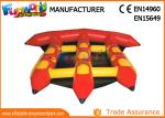 0.9mm PVC Tarpaulin Inflatable Water Toys For Adults / Lake Flying Fish Water