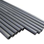 Matte 3K Twill Carbon Fiber Round Tube For Sports Equipment