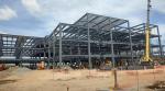 Metal Industrial Lightweight Steel Frame Construction Buildings Prefabricated
