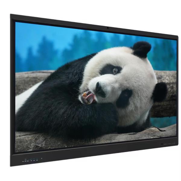 LED Interactive Smart Board 65 Inch 4K UHD Display with Touch Android 14 Built-in Camera Mic PC Speaker WiFi Perfect for School Teaching, Conference &