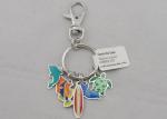 Small Marine Animals Promotional Keychain , 28mm Colorful Offset Printing For
