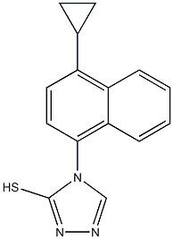 Wholesale 4-(4-Cyclopropylnaphthalen-1-yl)-4H-1,2,4-triazole-3-thiol(Lesinuard intermediate) from china suppliers