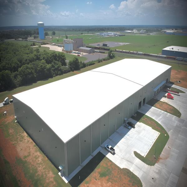 Earthquake Resistant Light Frame Steel Construction , Commercial Prefabricated Metal Buildings