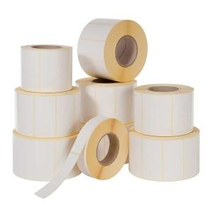 Wholesale Yellow Color Glassine Liner Adhesive Eco Thermal Scale Sticker with hotmelt glue from china suppliers