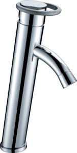 Wholesale Polished Chrome Vessel Sink Faucets / Brass Basin Tap with Single Lever from china suppliers