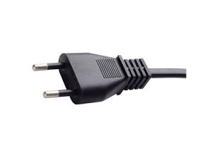 Wholesale 2 Pin Plug Female Italian Power Cable Customized Length 250v With Stopper from china suppliers