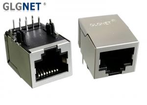 Wholesale Through Hole Integrated Magnetics Rj45 Right Angle Ethernet Jack Copper Alloy from china suppliers