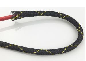 Wholesale Abrasion Resistant Braided Electrical Sleeving , High Temperature Braided Sleeving from china suppliers