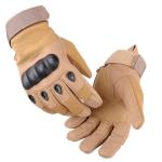 Full Finger Combat Tactical Gloves Khaki Outdoor Hiking Sport Hunting Training