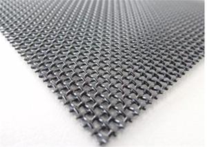 Wholesale Square Hole Black Iron Wire Mesh Fencing 0.8mm Diameter For Chemical Mine Industry from china suppliers