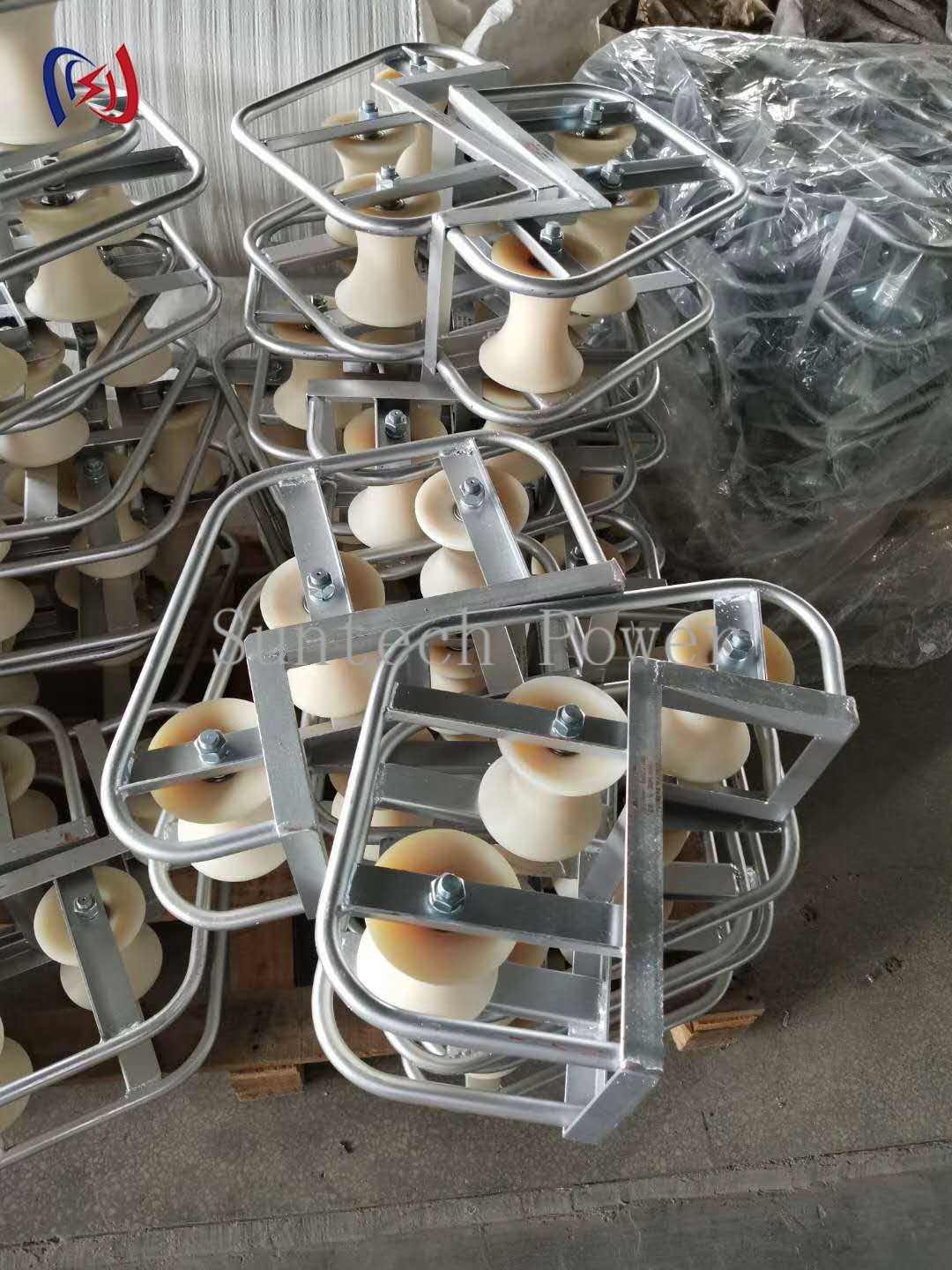 20KN SHJ Cable Roller Pulley Telecom Overhead Line Stringing Tools