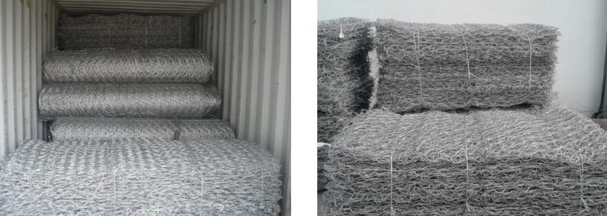 Stone Retaining 10x12cm Gabion Wire Mesh 5mm Gabion Baskets