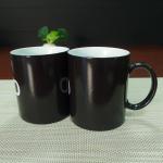 Advertising magic cups eco friendly heat sensitive ceramic mug