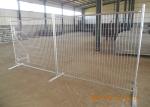 Safety Temporary Fence Panels Hot Dipped Galvanised Metal Construction Fence