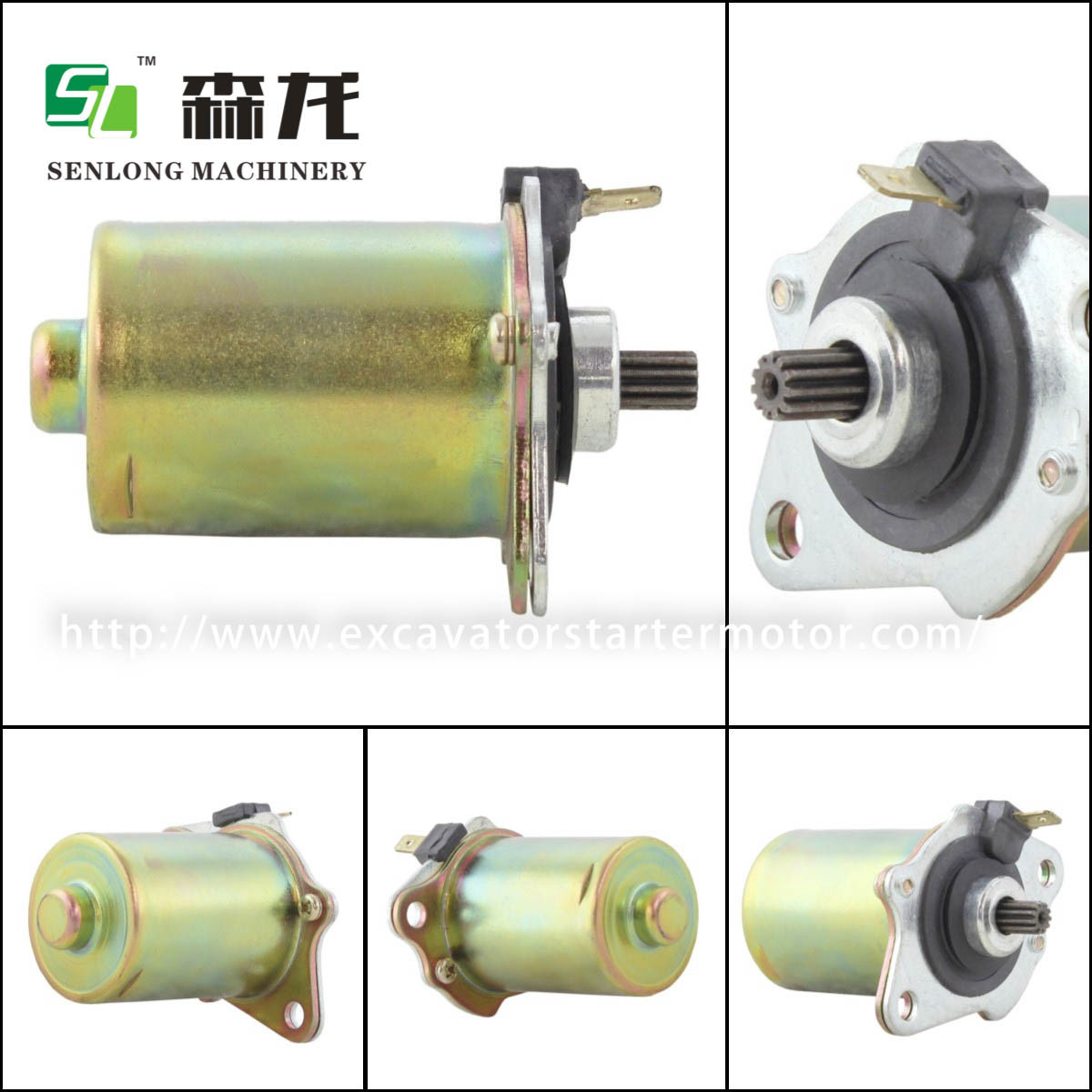 Starter Polaris DIO-50 Motorcycle 12V 11T CCW 31200-GAH-A00 31200-GBL-000 31200-GBL-770 31200-GCG-680 31200-GW0-010