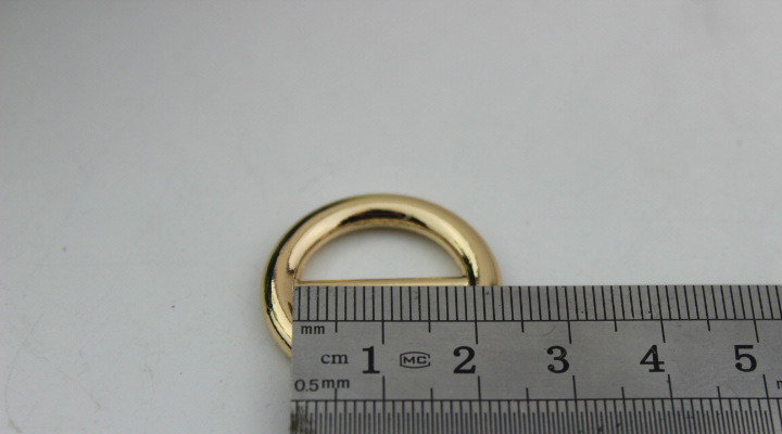 Bag hardware accessories manufacturer 25 mm / 20 mm gold metal adjustable buckle for handbag/garment