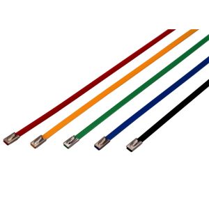 7.9*0.25*650mm 201,304,316 grade colorized epoxy polyester ball-lock plastic