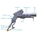 Customized 3000w Handheld Welding Head With Touch Screen Digital Control