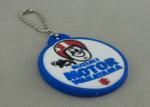 Promotional PVC Keychain , Colorful PVC Badge For Bag Zipper