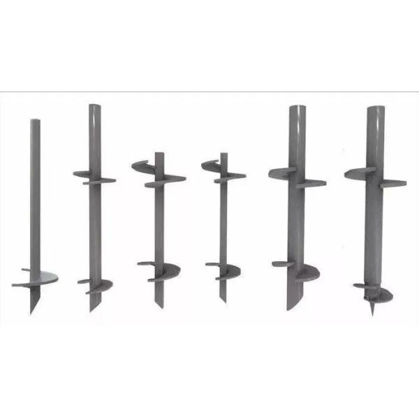 Factory Made Light Steel Construction Helical Anchor Pile for Solar Foundation System