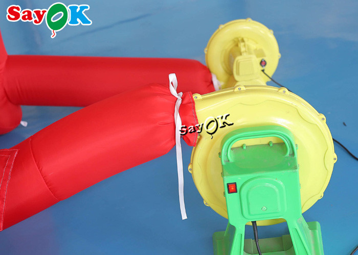 Custom Red Portable Inflatable Money Machine 1.8x1.8x2.7mH For Advertisement Event