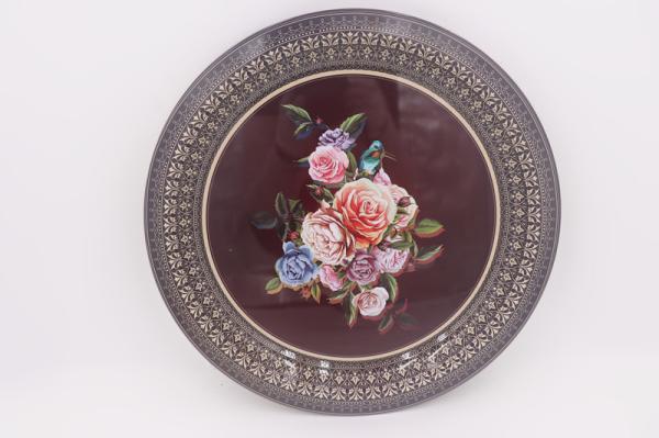 36cm Classic elegant wedding dinner plates wholesale decorative flower bone