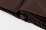 Brown Small Automatic Umbrella , Mini Auto Open Compact Travel Umbrella