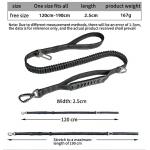 4 Foot Dog Lead Black Dog Leash With Buckle Handle 4 Ft Dog Leash