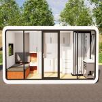 Luxury Elegant Modular Apple Cabin Factory Direct Supply Steel Structure Mobile